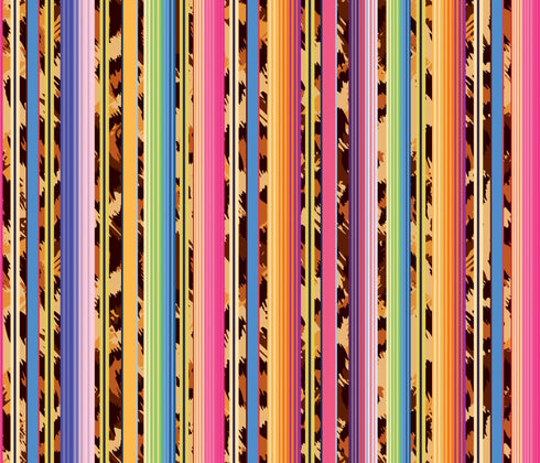 2398 - Serape Stripes Animal