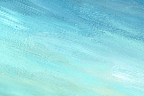 2449 - Blue and Teal Abstract Blur Paint