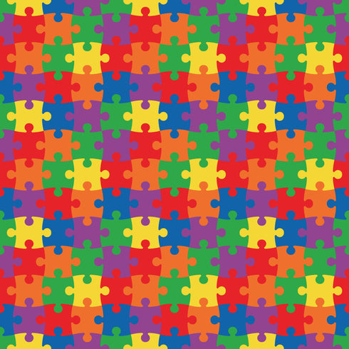 2485 - Puzzle Pieces - Autism Awareness