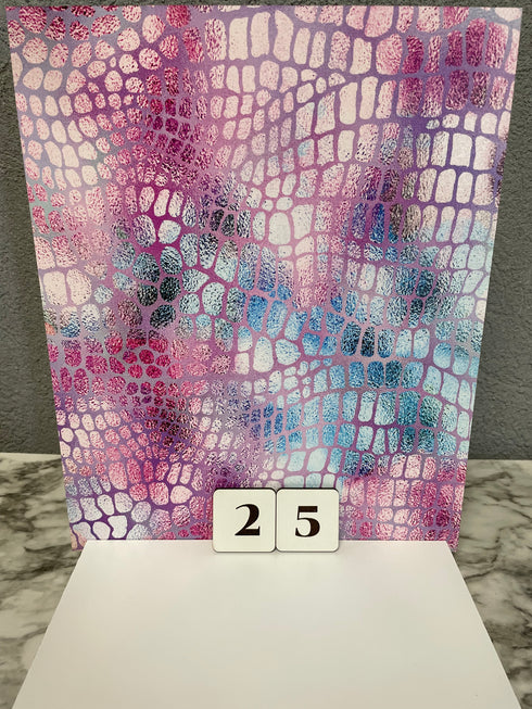 0025 - Purple Animal Print