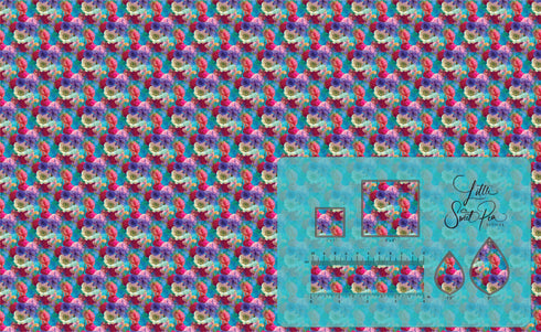 2605 - Stunning Floral Watercolor