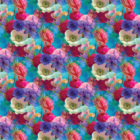 2605 - Stunning Floral Watercolor