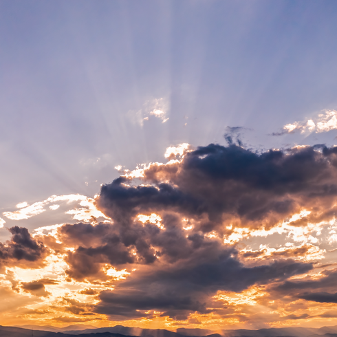 2615 - Sunlight in a Cloudy Sky