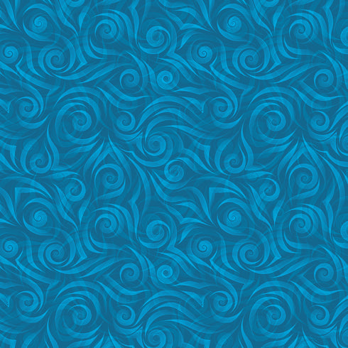 2626 - Blue Abstract Whisps