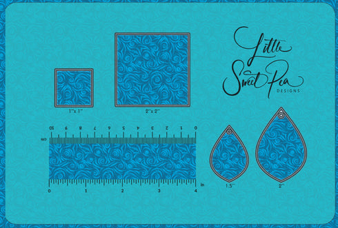 2627 - Blue Abstract Whisps (micro)