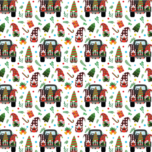 2652 - Christmas Truck Gnomes