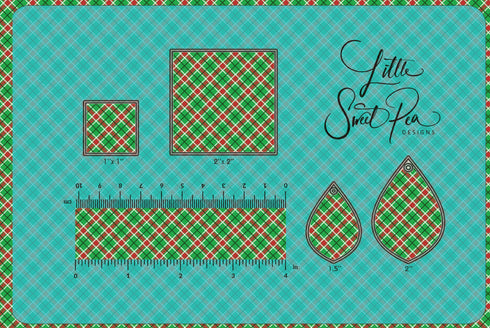 2660 - Christmas Diamond Plaid (Micro)