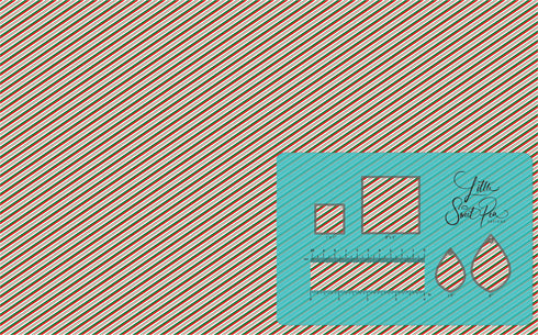 2667 - Christmas Stripes (Small)