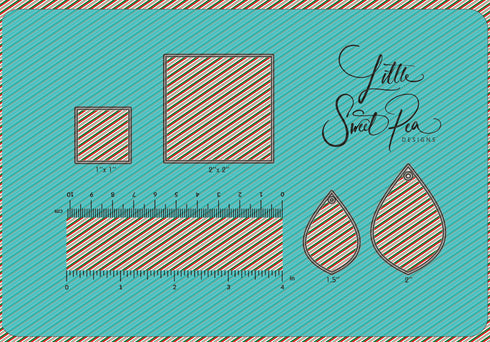 2668 - Christmas Stripes (Micro)