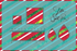 2674 - Christmas Grunge Stripes