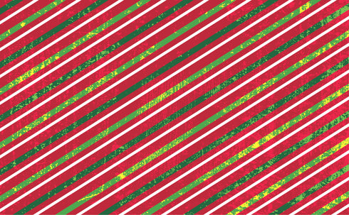 2674 - Christmas Grunge Stripes