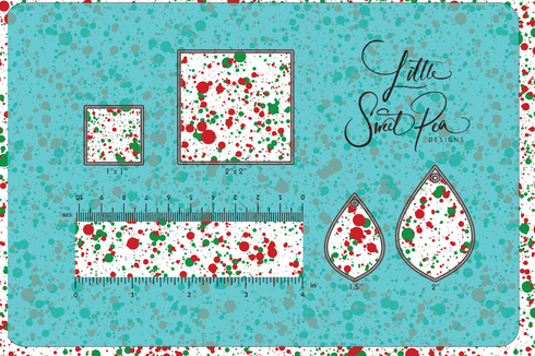 2691 - Christmas Splatter