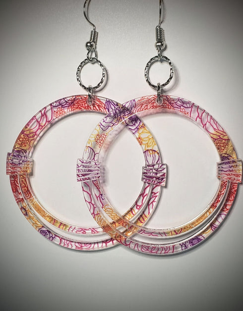 6025 - Flower Pencil Line Explosion