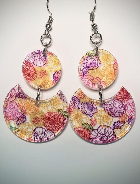 6025 - Flower Pencil Line Explosion