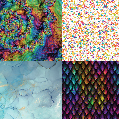 3002 - Pearl, Confetti, Mermaid and Watercolor Mixture