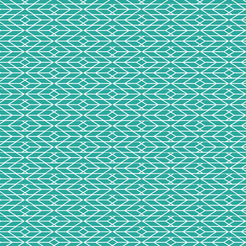 3024 - Teal Geometric Aztec