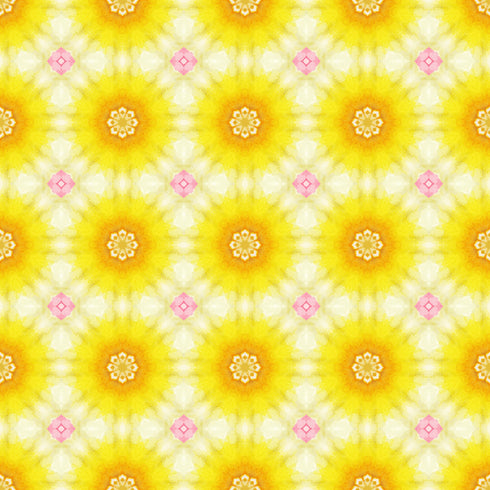 3041 - Yellow Boho Design