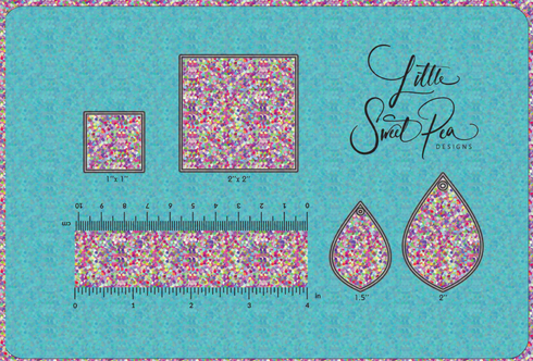 3057 - Rainbow Confetti Dots (micro)