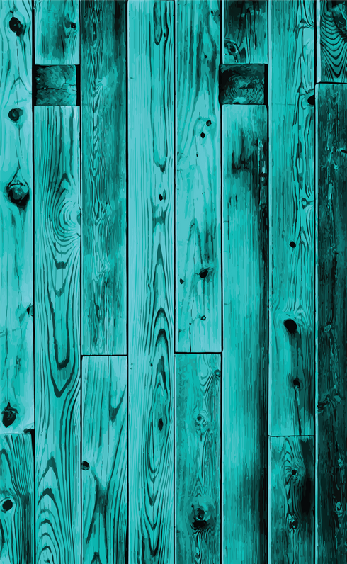 3113 - Teal Barnwood Abstract