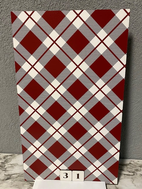 0031 - Maroon Plaid