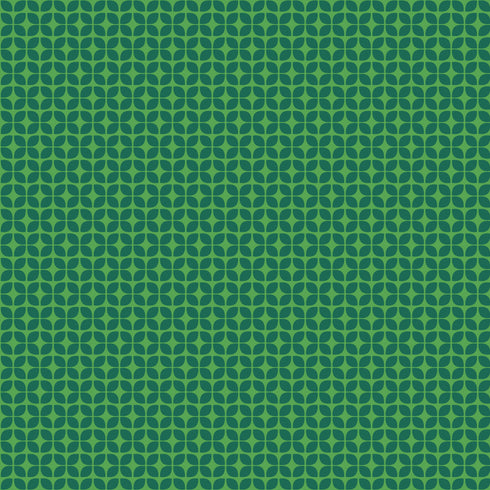 0336 - Green Geometric Pattern