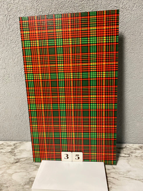 0035 - Red and Green Plaid