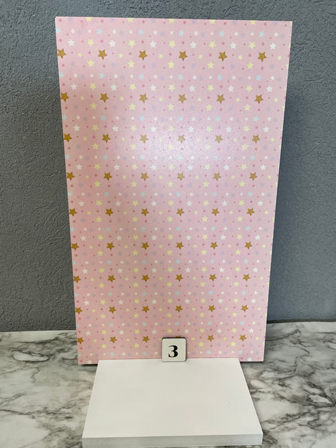 0003 - Pink and Gold Stars