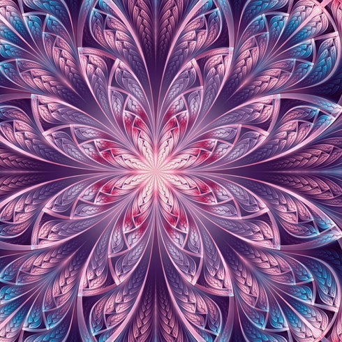 4080 - Purple Mesmerizing Stain Glass