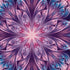 4080 - Purple Mesmerizing Stain Glass