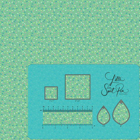 4089 - Green Background Sprinkles