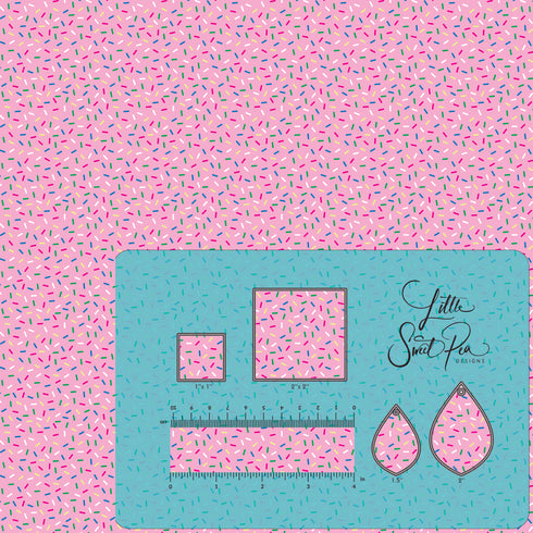 4090 - Pink Background Sprinkles