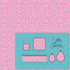 4090 - Pink Background Sprinkles