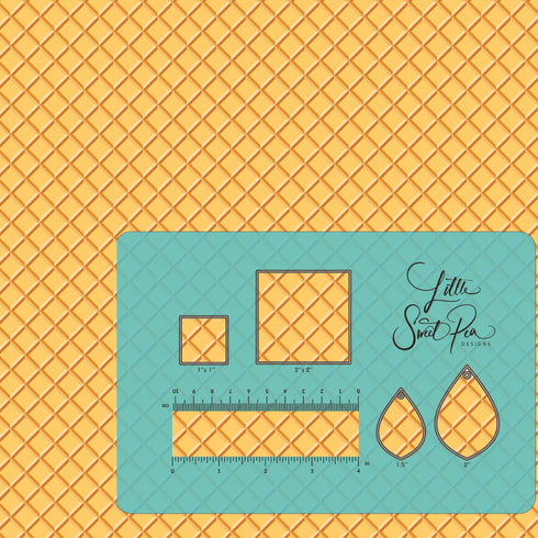 4091 - Geometric Diamonds or Waffle Cone Pattern