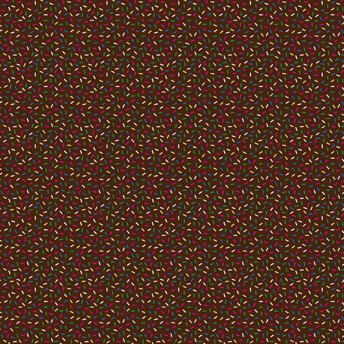 4093 - Chocolate Brown Background Sprinkles