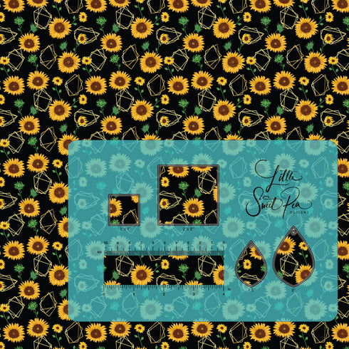 4094 - Golden Sunflowers (Larger Print)