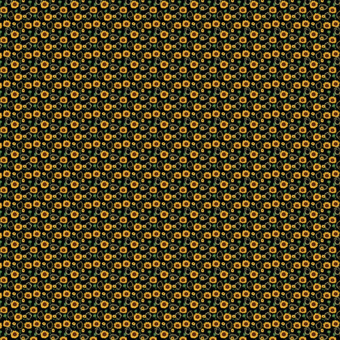 4095 - Golden Sunflowers (Micro Print)