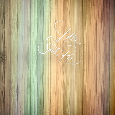 0455 - Vertical Subtle Rainbow Wood Background