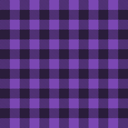 0060 - Regular Sized Purple & Black Plaid