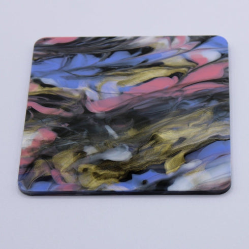 Pink Multi Wave - 1/8" Acrylic Sheet