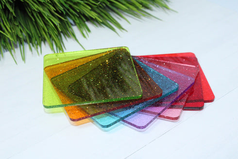 A Little Glitter Red Tint - 1/8" Acrylic Sheet