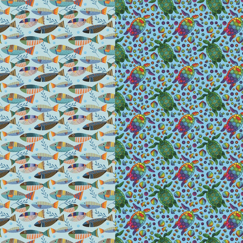 5082 - Under the Sea - Turtles and Fish