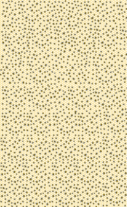 0530 - Micro Bees on Honeycomb Hive