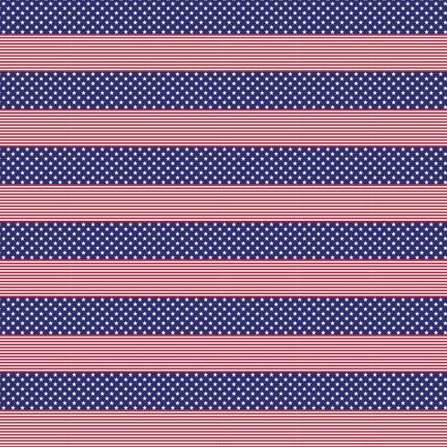 6008 - Small - Micro Red, White and Blue Stars and Stripes 1" Blocks