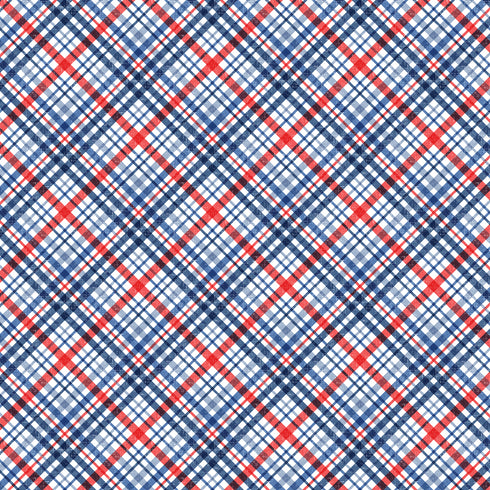 6022 - Red, White and Blue Patriotic & Picinic Stripes