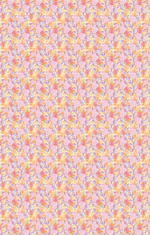 6025 - Flower Pencil Line Explosion