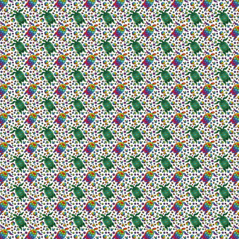 6035 - Small Rainbow Sea Turtles