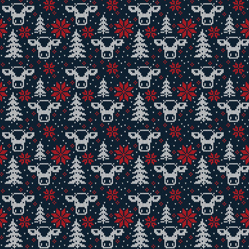6060 - Christmas Cows (Large Size)