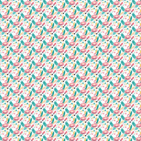 6075 - Beach Flamingos (Micro)