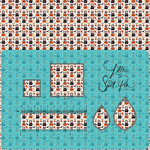 6076 - Halloween Cats and Bats (Micro)