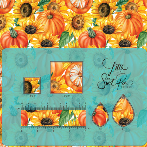 6086 - Autumn Sunflowers and Pumpkins